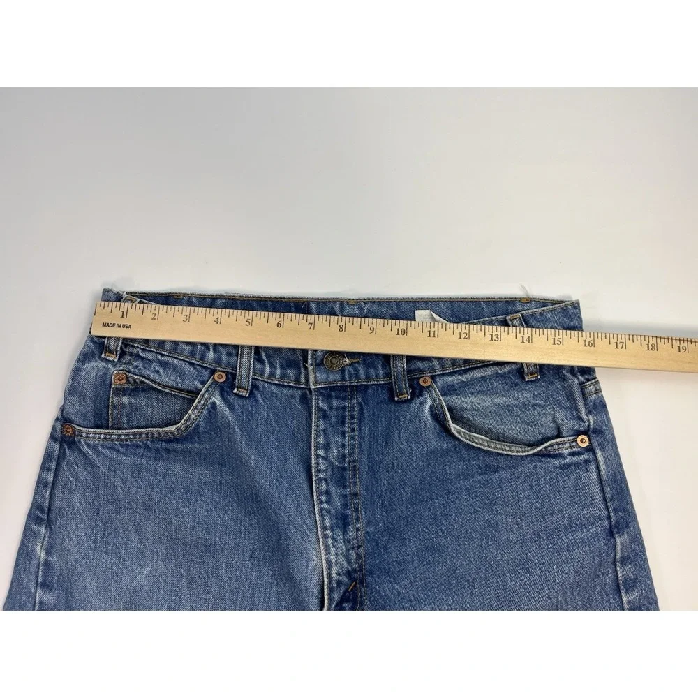 Vintage Levi's 505 Orange Tab Jeans Regular Fit Straight Leg Men's Size 34x34